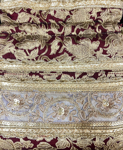 Royal Gold Embroidered Bridal Potli Bag – Luxury Wedding Drawstring Clutch Purse