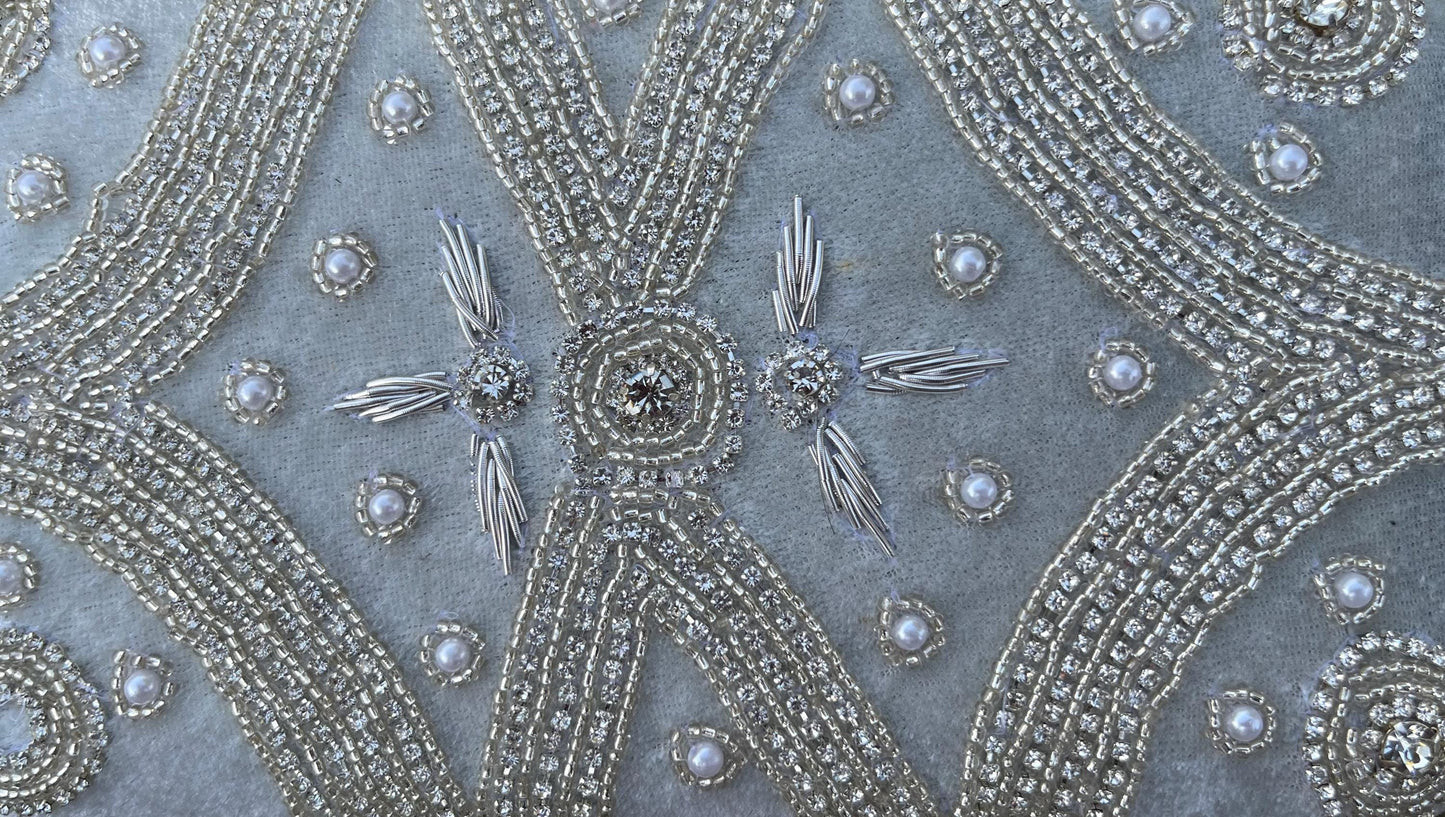 Exclusive Zardosi Work Box Bag/ Clutch for Wedding/ Party/ Bridal Bag